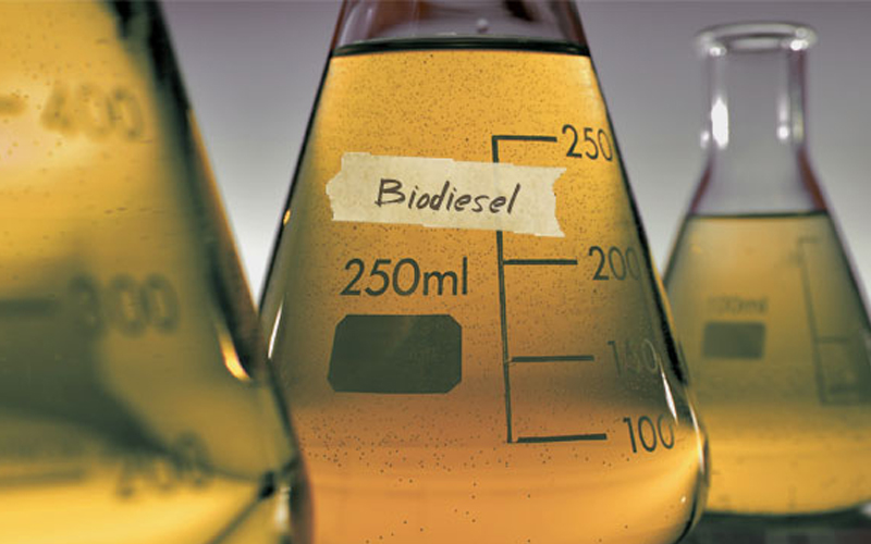biofuel in beaker